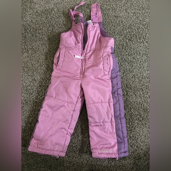 OshKosh B'gosh Other - OshKosh B'gosh Pink and Purple Quilted Overalls